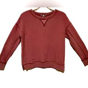 America Eagle outfitters Women's Maroon Sweat shirt #AEO